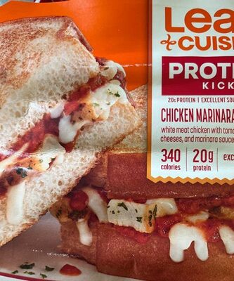 LEAN CUISINE Frozen Meal Protein Kick Chicken Marinara Sandwich 6oz Package