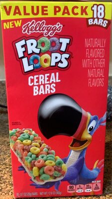 FROOT LOOPS FLAVORED CEREAL BARS, FROOT LOOPS
