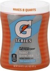 Gatorade Instant Powder Mix Frost Glacier Freeze 18.3 OZ