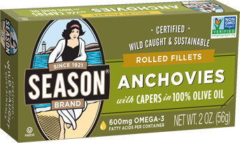 FLAT FILLETS ANCHOVIES IN 100% OLIVE OIL