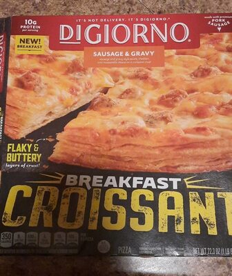 DiGiorno Breakfast Croissant Sausage and Gravy Frozen Pizza 22.3oz Box