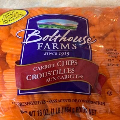 BOLTHOUSE FARMS, CARROT CHIPS