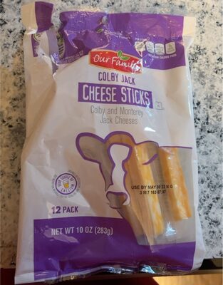 COLBY JACK COLBY AND MONTEREY JACK CHEESE STICKS