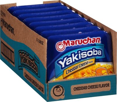 CHEDDAR CHEESE FLAVOR HOME STYLE JAPANESE NOODLES, YAKISOBA, CHEDDAR CHEESE YAKISOBA