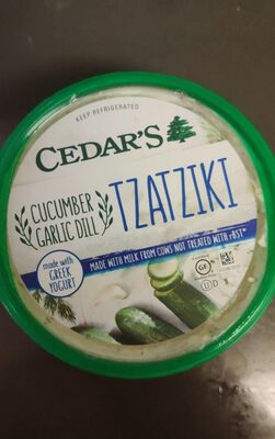 CUCUMBER GARLIC DILL TZATZIKI, CUCUMBER GARLIC DILL