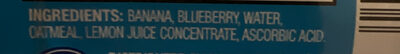 Baby Food Puree, Banana Blueberry Oatmeal