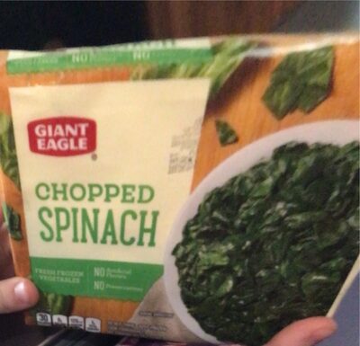 CHOPPED SPINACH FRESH FROZEN VEGETABLES, CHOPPED SPINACH