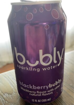 Blackberry sparkling water