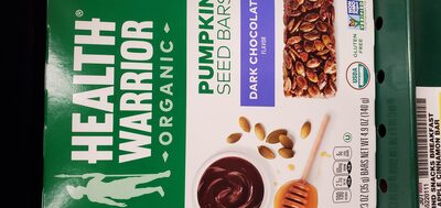 DARK CHOCOLATE FLAVOR PUMPKIN SEED BARS, DARK CHOCOLATE