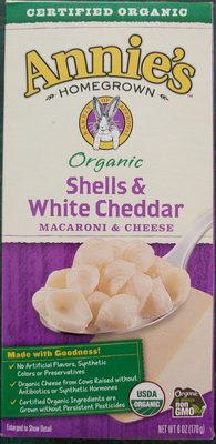 Annie's Organic Shells & White Cheddar Macaroni & Cheese
