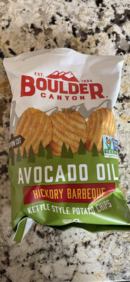 Avocado Oil Hickory Barbeque Kettle Style Potato Chips