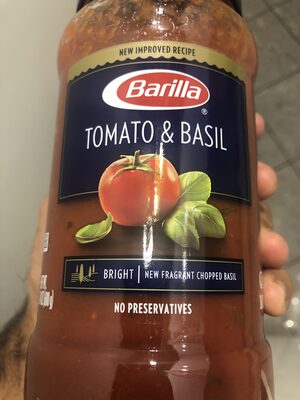 BARILLA, PASTA SAUCE, TOMATO & BASIL
