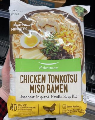 CHICKEN TONKOTSU MISO RAMEN JAPANESE INSPIRED NOODLE SOUP KIT, CHICKEN TONKOTSU MISO RAMEN