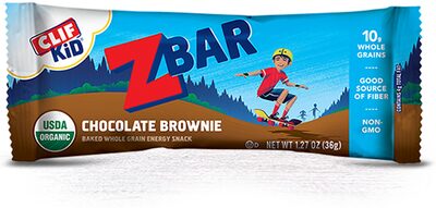 CHOCOLATE BROWNIE ORGANIC BAKED WHOLE GRAIN ENERGY SNACK BAR, CHOCOLATE BROWNIE