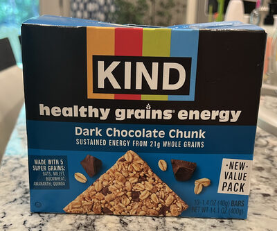 Healthy Grains Energy Dark Chocolate Chunk