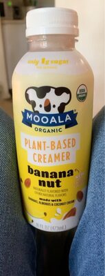 BANANA NUT FLAVORED PLANT-BASED CREAMER, BANANA NUT