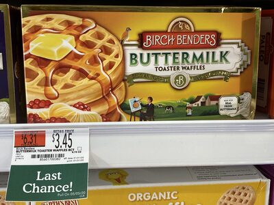 BUTTERMILK TOASTER WAFFLES, BUTTERMILK