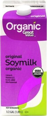 Wal-Mart Stores, Inc. GREAT VALUE, ORIGINAL SOYMILK ORGANIC