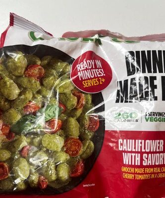 CAULIPOWER CAULIFLOWER GNOCCHI WITH SAVORY PESTO, 18.0 OZ