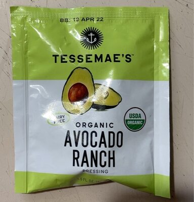 AVOCADO RANCH ORGANIC DRESSING, AVOCADO RANCH