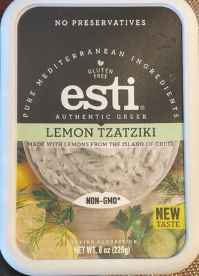 AUTHENTIC GREEK LEMON TZATZIKI, LEMON