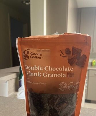 DOUBLE DARK CHOCOLATE CHUNK GRANOLA, DOUBLE CHOCOLATE CHUNK