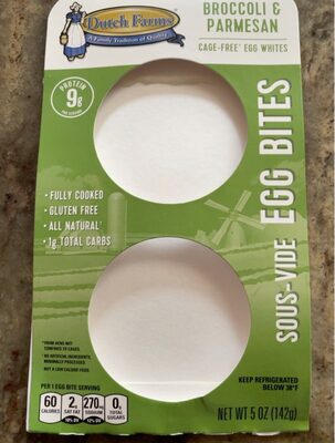 BROCCOLI & PARMESAN SOUS-VIDE EGG BITES, BROCCOLI & PARMESAN