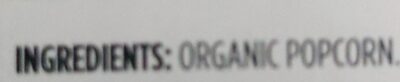 ORGANIC MICROWAVE POPCORN
