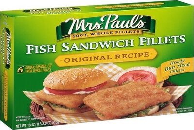 CRUNCHY BREADED FISH FOR SANDWICHES FILLETS, CRUNCHY BREADED FISH