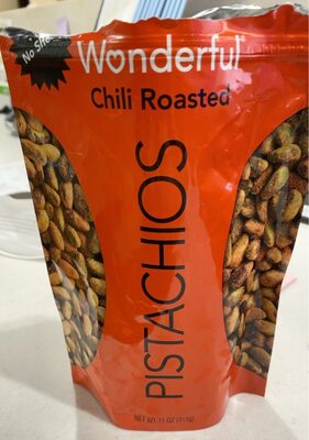 CHILI ROASTED NO SHELLS PISTACHIOS, CHILI ROASTED