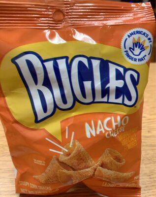 Bugles Nacho Cheese Crispy Corn Snacks