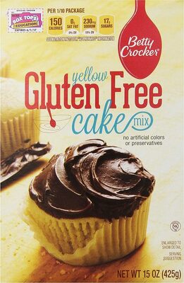 Betty Crocker Gluten Free Yellow Cake Mix