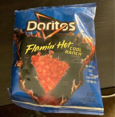 FLAMIN' HOT COOL RANCH FLAVORED TORTILLA CHIPS