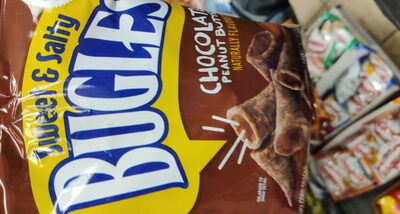 Bugles Sweet and Salty Chocolate Peanut Butter Snacks
