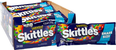 DARKSIDE FORBIDDEN FRUIT, BLOOD ORANGE, BLACK CHERRY, DARK BERRY, MIDNIGHT LIME BITE SIZE CANDIES, DARKSIDE