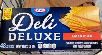 DELI DELUXE AMERICAN PASTEURIZED PROCESS CHEESE, AMERICAN