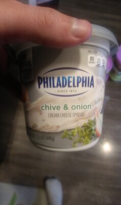 CHIVE & ONION CREAM CHEESE SPREAD, CHIVE & ONION