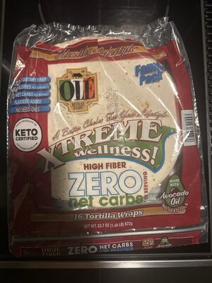 Xtreme Wellness! Zero Net Carbs Tortilla Wraps