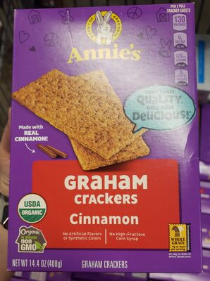 Annie's Organic Cinnamon Graham Crackers