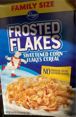FROSTED FLAKES SWEETENED CORN FLAKES CEREAL, FROSTED FLAKES