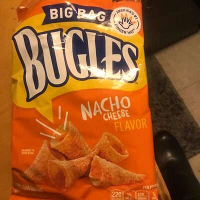 Bugles Nacho Cheese Crispy Corn Snacks