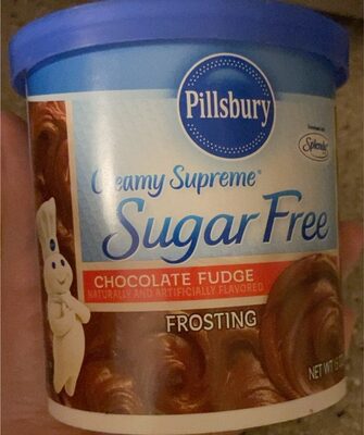CHOCOLATE FUDGE FLAVORED SUGAR FREE FROSTING, CHOCOLATE FUDGE