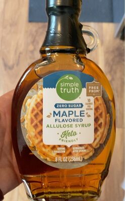 MAPLE FLAVORED ZERO SUGAR ALLULOSE SYRUP, MAPLE