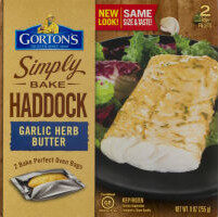 GARLIC HERB BUTTER HADDOCK FISH FILLETS, GARLIC HERB BUTTER