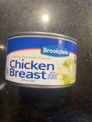 CHICKEN BREAST EXTRA LEAN WHITE PREMIUM CHUNK WITH RIB MEAT IN WATER, CHICKEN BREAST