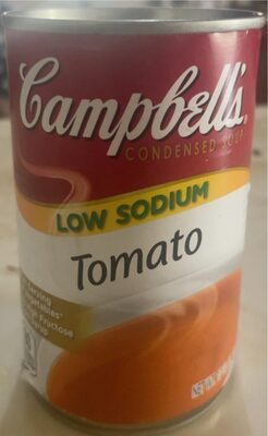 Campbell's Condensed Low Sodium Tomato Soup, 10.75 Ounce Cans, 24-Pack