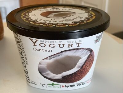 COCONUT FLAVOR BULGARIAN TRADITION WHOLE MILK YOGURT, COCONUT