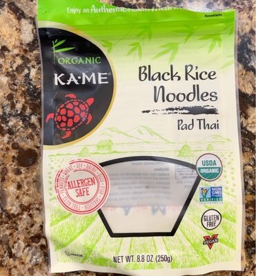 BLACK RICE NOODLES, PAD THAI