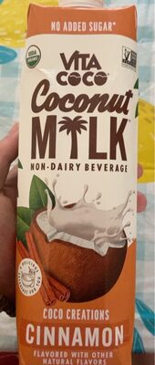 CINNAMON COCONUT MILK NON-DAIRY BEVERAGE, CINNAMON