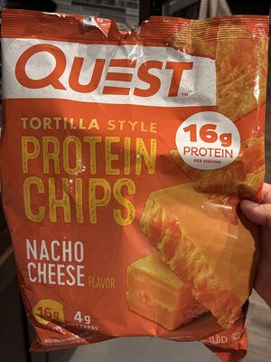 Quest Tortilla Style Protein Chips, Nacho Cheese Flavor
